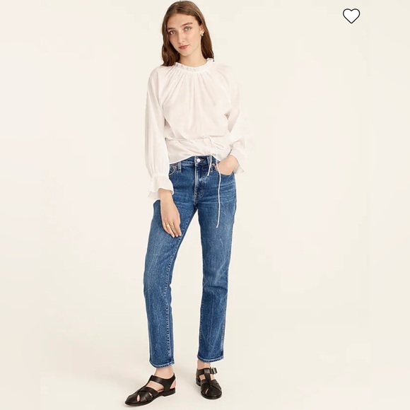 NWT J.Crew 9” Mid-rise Vintage Slim-Straight Jean in Catskill Wash - Picture 1 of 6